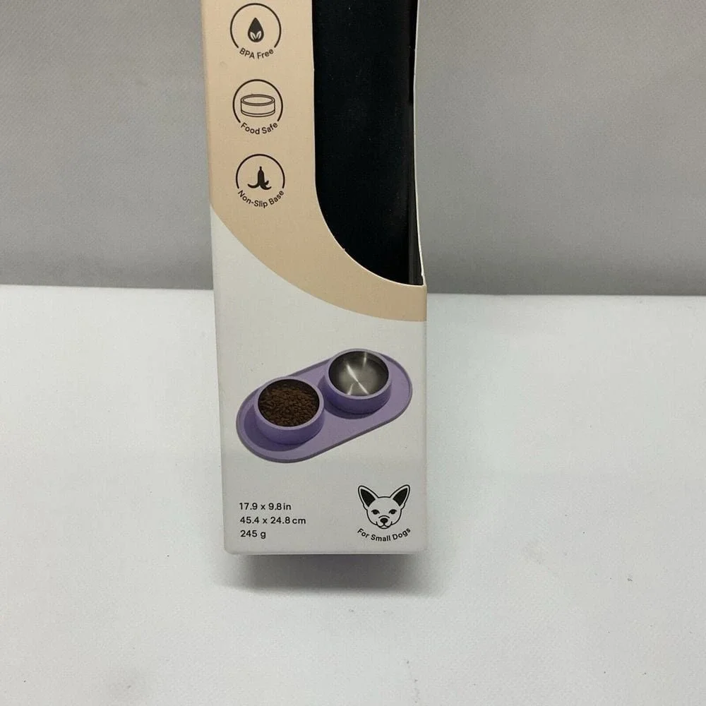 Wild One black size SMALL dog harness new tags & Black Placemat For Dog Food